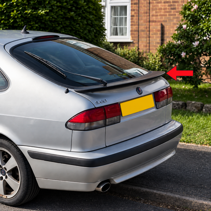 SCHURKEE Saab 900NG 9-3OG Spoiler 3D Scan