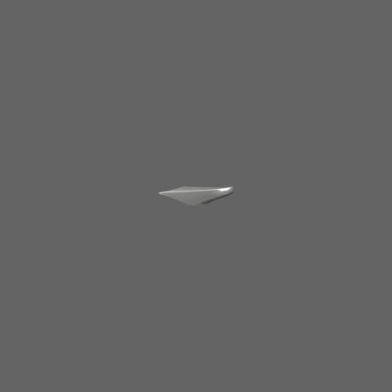 3D scan of Daihatsu Copen L880K boot and spoiler by SCHURKEE, showcasing detailed model features and surface textures.