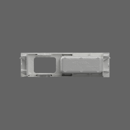 3D scan image of Daihatsu Copen L880K clock cubby by SCHURKEE, showing detailed interior center console design.