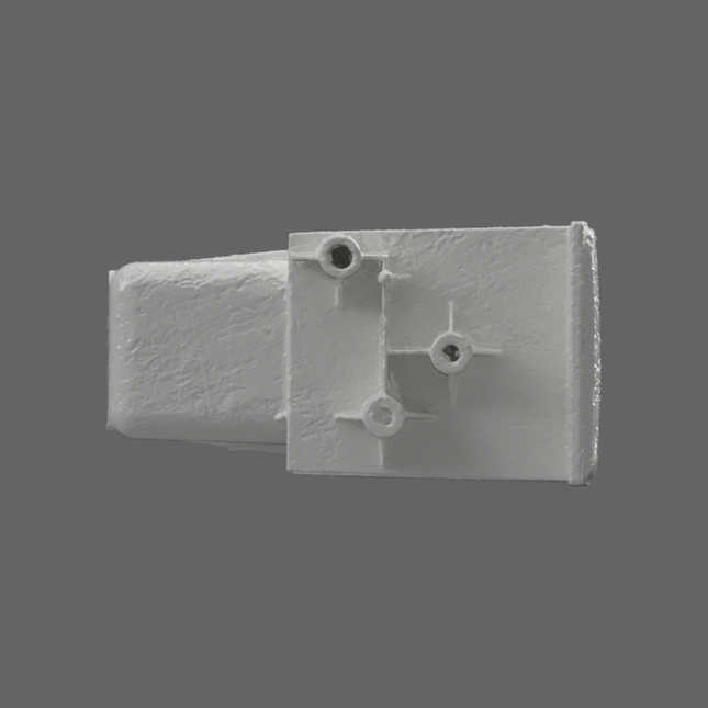 3D scan image of SCHURKEE Daihatsu Copen L880K clock cubby with detailed interior design and centered layout.