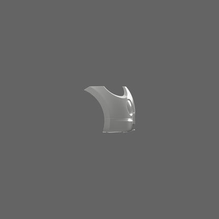 3D scan image of SCHURKEE Daihatsu Copen L880K front bumper showing detailed contours and design features.