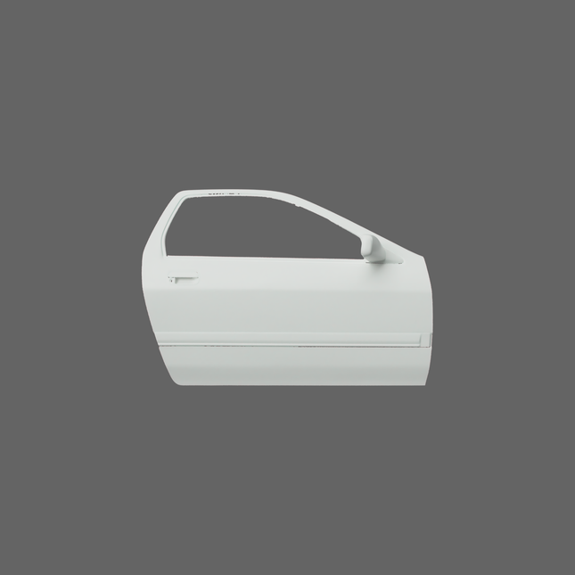 High-detail 3D scan image of Mazda RX-7 FC3S doors by SCHURKEE, showcasing realistic surface textures and contours.