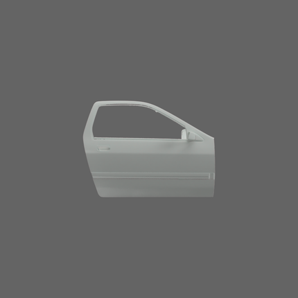 3D scan of Mazda RX-7 FC3S doors by SCHURKEE, showing detailed surface and structural features of the car doors.