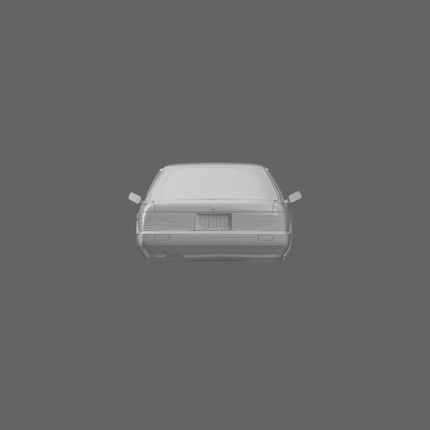 3D scan of Toyota Soarer Z20 by SCHURKEE, showing detailed digital rendering of the vehicle's exterior.