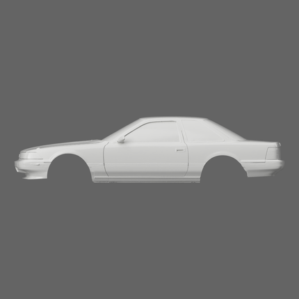 3D scan of Toyota Soarer Z20 by SCHURKEE, showing detailed digital model of the classic car.