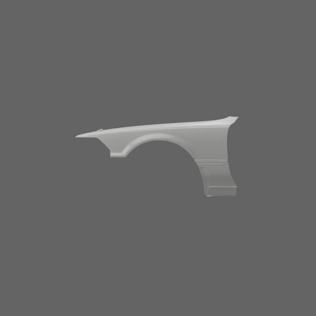 3D scan image of Toyota Z20 Soarer front wing panels showing detailed surface and structure by SCHURKEE.