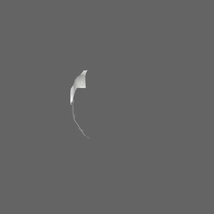3D scan image of Toyota Z20 Soarer front wing panels by SCHURKEE, showing detailed surface textures and contours.