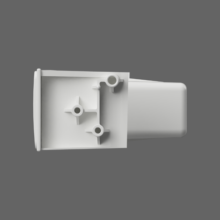Daihatsu Copen L880K clock cubby 3D model by SCHURKEE, showing side view with detailed interior compartment.