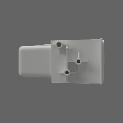 Daihatsu Copen L880K clock cubby 3D model by SCHURKEE, showing the rear view with detailed interior and dashboard features.