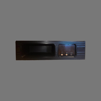 Daihatsu Copen L880K clock cubby 3D model by SCHURKEE, showing detailed interior dashboard storage compartment.