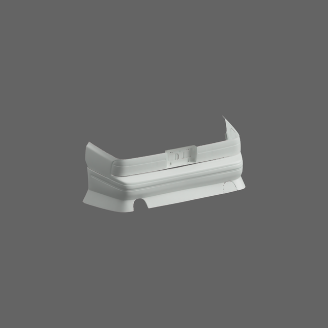 SCHURKEE Mazda RX-7 FC3S rear bumper 3D scan showing detailed design and shape for accurate fit and quality.